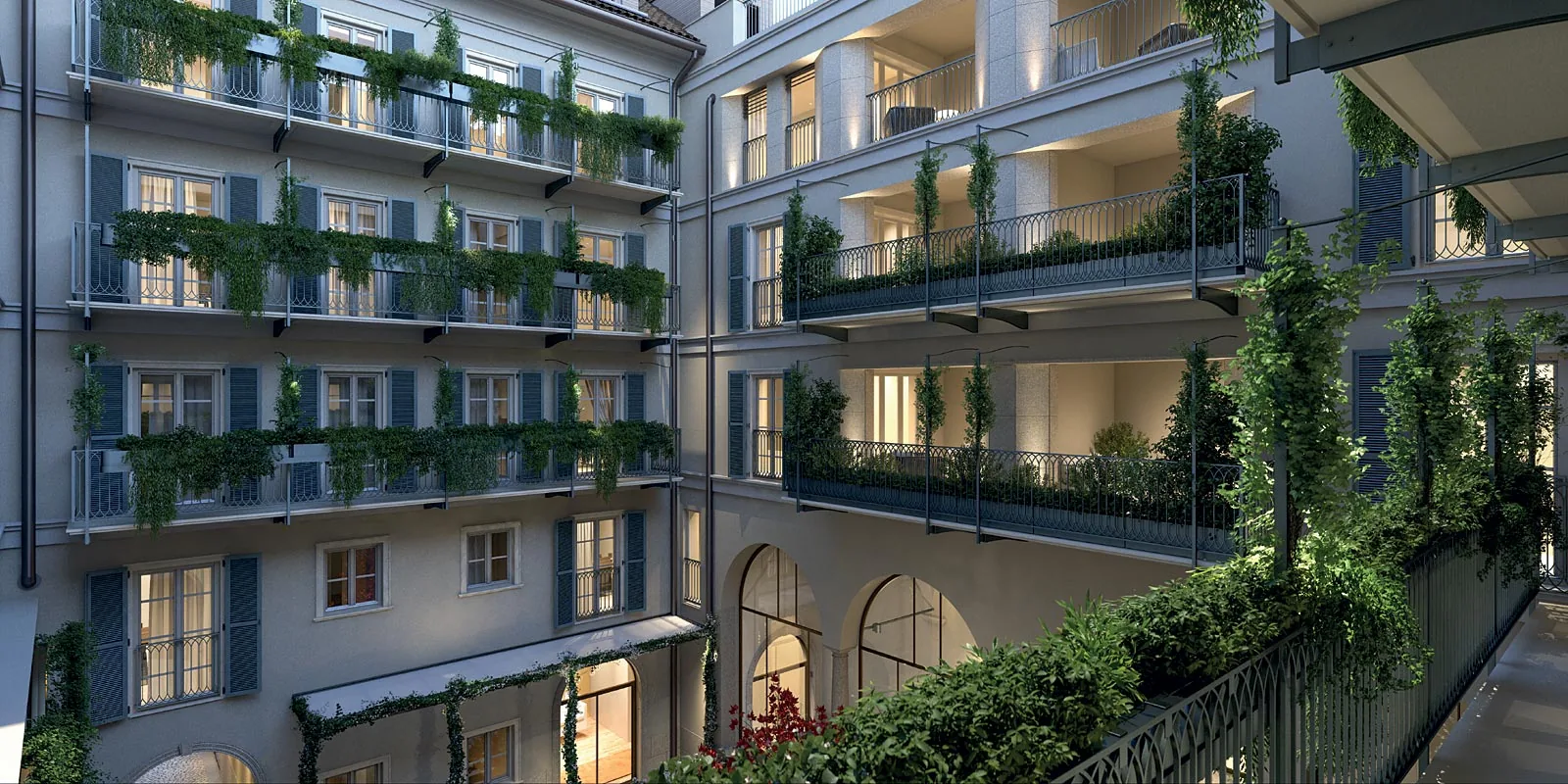 Garibaldi 95 a Milano, Corso Garibaldi: progetto realizzato da Albini e Castelli